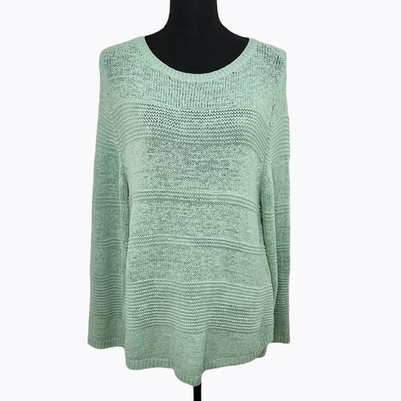 Style & Co. Mixed-Stitched Crew-neck Sweater - Picture 2 of 5